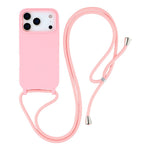 For iPhone 17 Pro Case TPU Soft Shockproof Phone Cover with Adjustable Lanyard