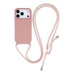 For iPhone 17 Pro Case TPU Soft Shockproof Phone Cover with Adjustable Lanyard