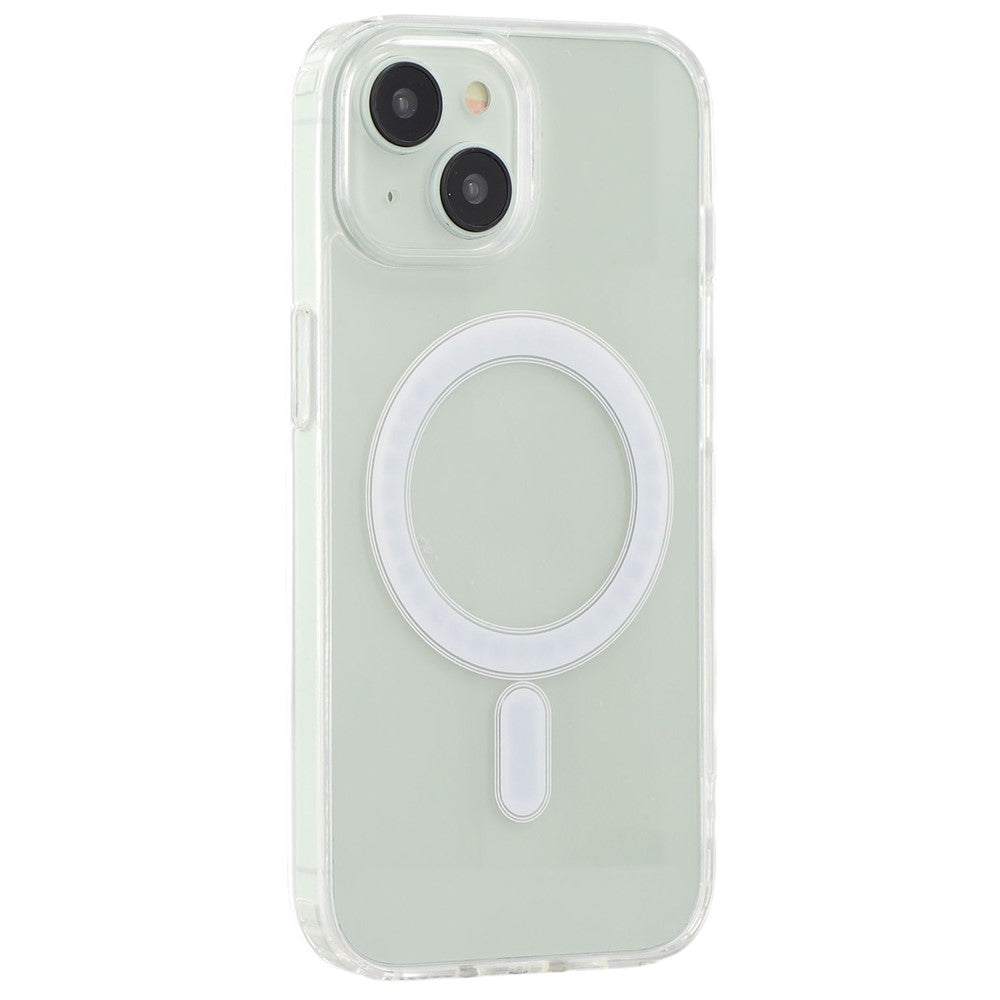 iPhone 13 mini / 12 mini-skal kompatibelt med MagSafe TPU + akryl genomskinligt mobilskal