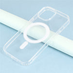 For iPhone 13 mini  /  12 mini Case Compatible with MagSafe TPU + Acrylic Clear Phone Cover