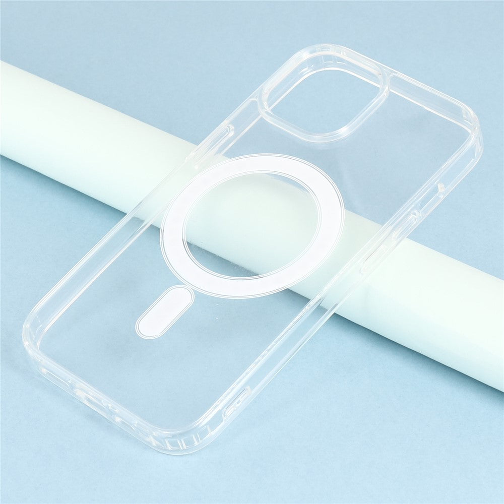For iPhone 13 mini  /  12 mini Case Compatible with MagSafe TPU + Acrylic Clear Phone Cover