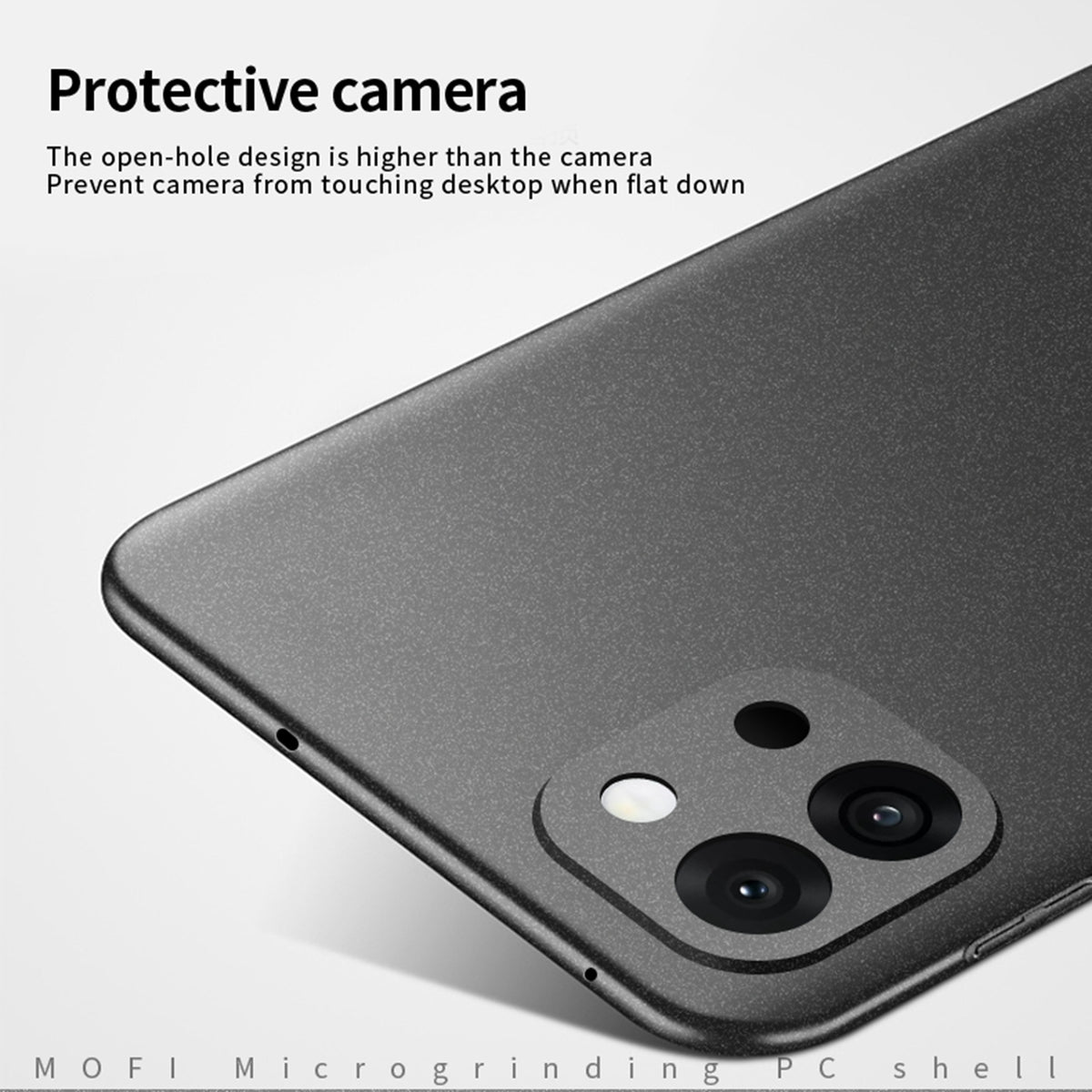 MOFI PC-skal för OnePlus 13T 5G, Shield Matte Series Slim Fit, mobilskal