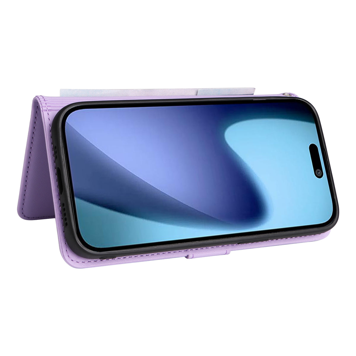 BETOPNICE For iPhone Air Magnetic Case  Detachable PU Leather Phone Cover with Strap