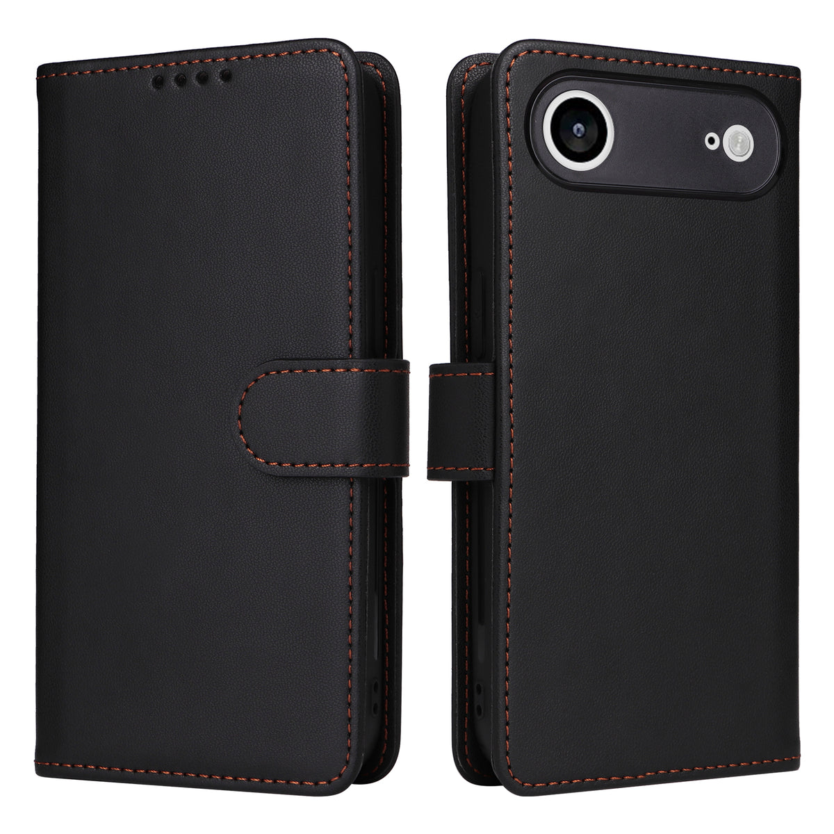 BETOPNICE For iPhone Air Magnetic Case  Detachable PU Leather Phone Cover with Strap
