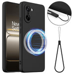 For OnePlus Nord CE5 5G Magnetic Case Anti-Drop Liquid Silicone Phone Cover