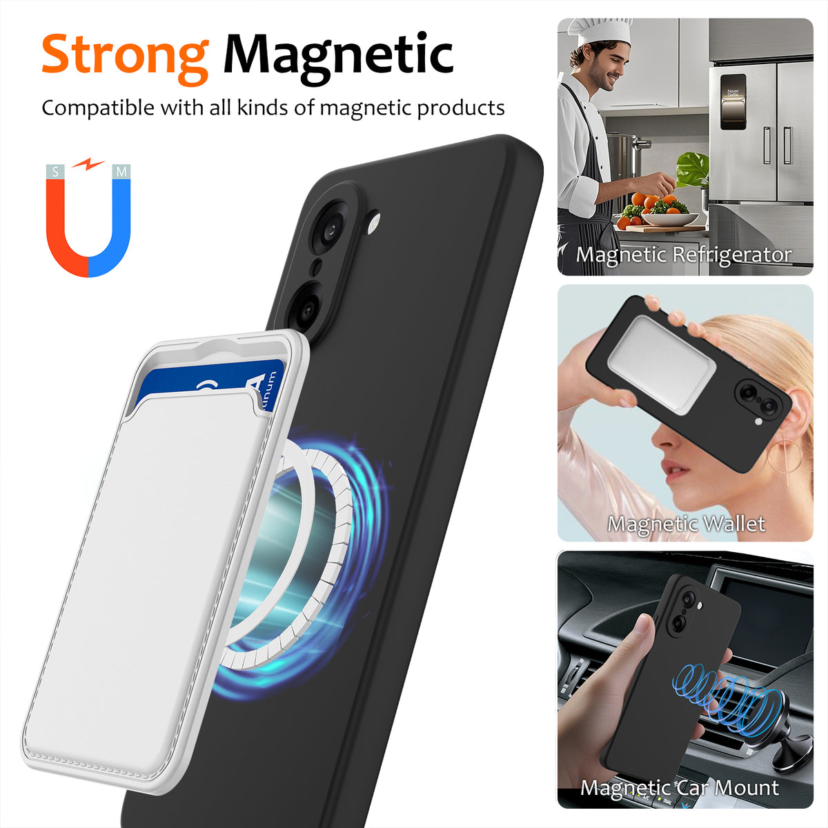For OnePlus Nord CE5 5G Magnetic Case Anti-Drop Liquid Silicone Phone Cover