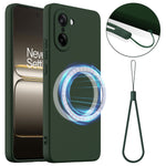 For OnePlus Nord CE5 5G Magnetic Case Anti-Drop Liquid Silicone Phone Cover