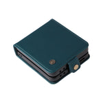 YIKATU For Samsung Galaxy Z Flip7 5G Phone Cases Magnetic Closure PU Leather Mobile Cover