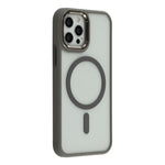 För iPhone 12 Pro Max skal kompatibelt med MagSafe, anti-dropp, TPU + PC-mobilskal
