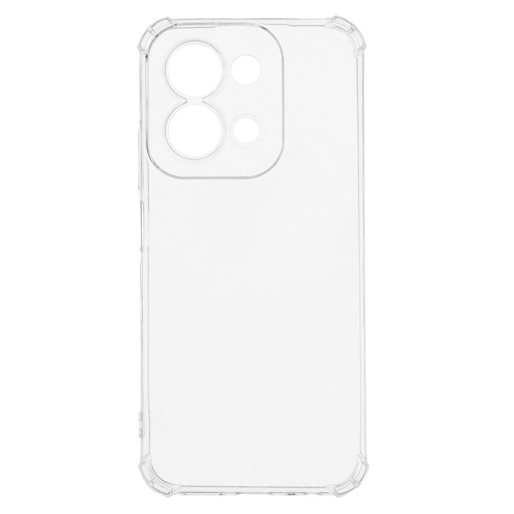 Forstærket gennemsigtigt TPU-cover med beskyttelse mod fald på alle fire hjørner til Xiaomi Redmi 15C 5G (EU) (173 mm) / 15C 4G (EU) (173 mm)