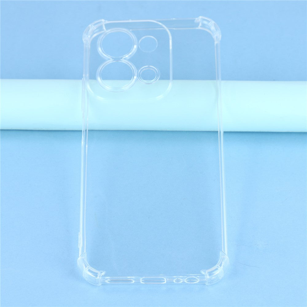 Forstærket gennemsigtigt TPU-cover med beskyttelse mod fald på alle fire hjørner til Xiaomi Redmi 15C 5G (EU) (173 mm) / 15C 4G (EU) (173 mm)
