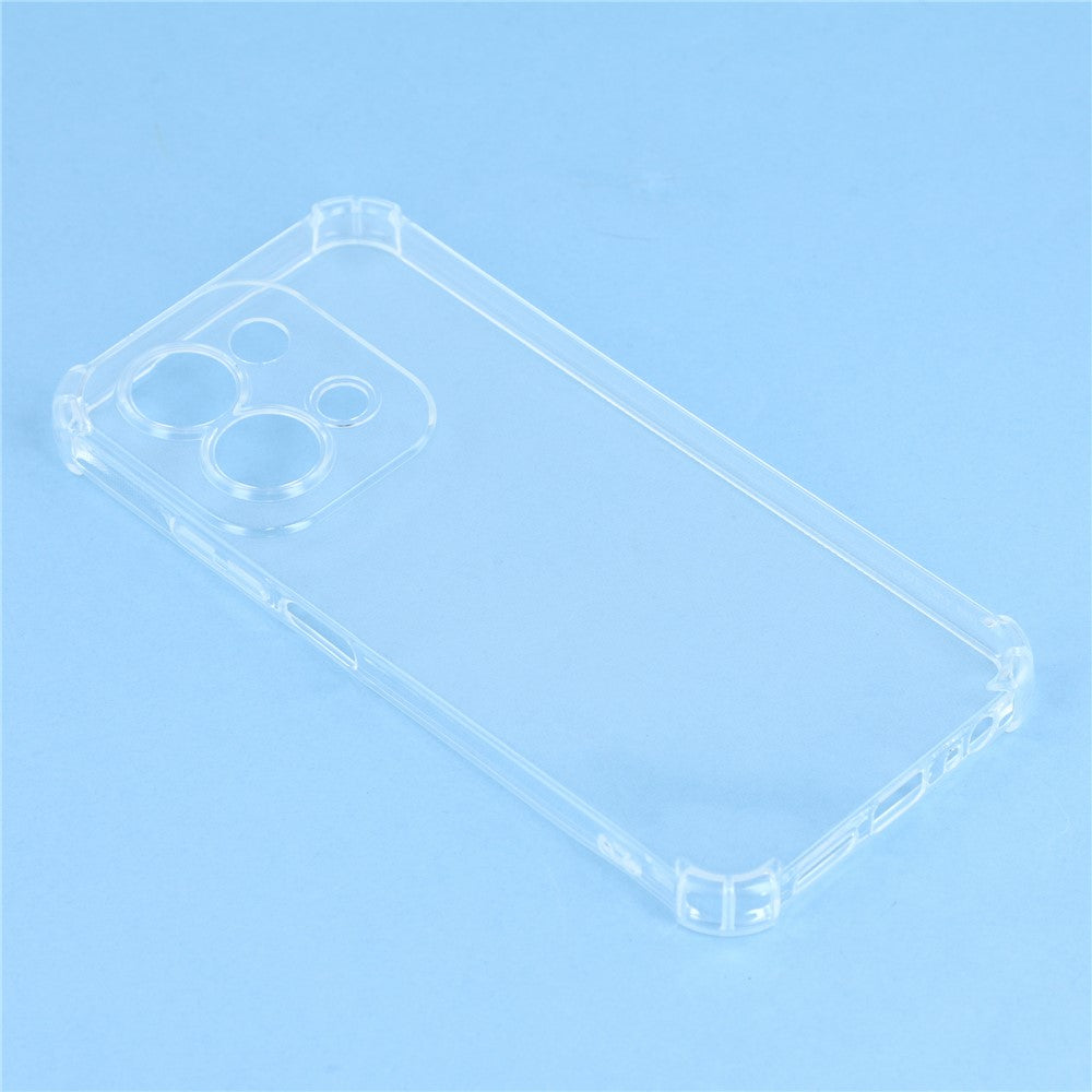 Forstærket gennemsigtigt TPU-cover med beskyttelse mod fald på alle fire hjørner til Xiaomi Redmi 15C 5G (EU) (173 mm) / 15C 4G (EU) (173 mm)