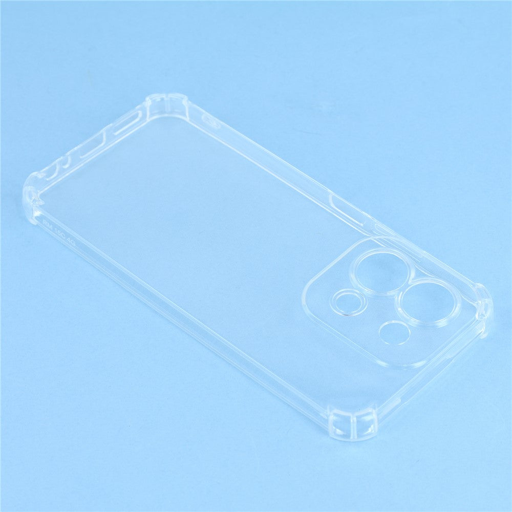 Forstærket gennemsigtigt TPU-cover med beskyttelse mod fald på alle fire hjørner til Xiaomi Redmi 15C 5G (EU) (173 mm) / 15C 4G (EU) (173 mm)