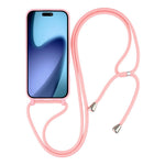 For iPhone Air Case TPU Soft Shockproof Phone Cover with Adjustable Lanyard