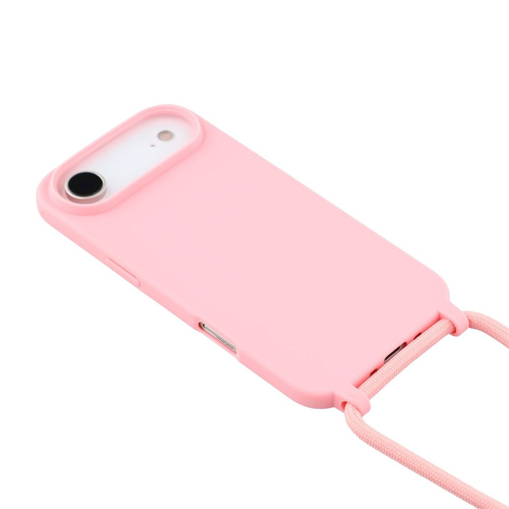 For iPhone Air Case TPU Soft Shockproof Phone Cover with Adjustable Lanyard