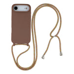 For iPhone Air Case TPU Soft Shockproof Phone Cover with Adjustable Lanyard