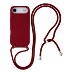 For iPhone Air Case TPU Soft Shockproof Phone Cover with Adjustable Lanyard