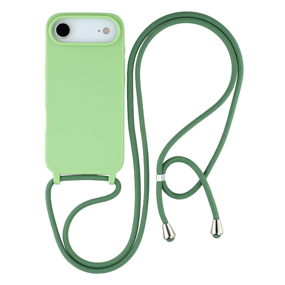 For iPhone Air Case TPU Soft Shockproof Phone Cover with Adjustable Lanyard
