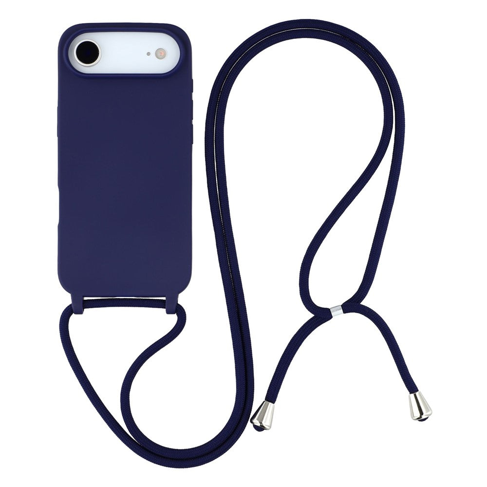For iPhone Air Case TPU Soft Shockproof Phone Cover with Adjustable Lanyard