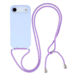 For iPhone Air Case TPU Soft Shockproof Phone Cover with Adjustable Lanyard