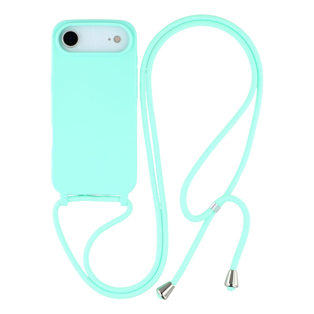 For iPhone Air Case TPU Soft Shockproof Phone Cover with Adjustable Lanyard