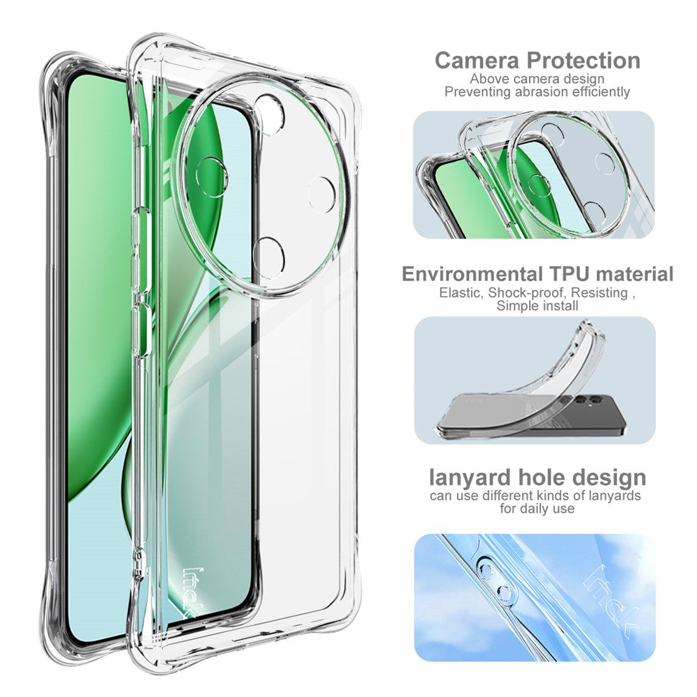 IMAK For Honor Magic8 Lite 5G / X9d 5G / X70 5G Case TPU Phone Cover Airbag Shockproof Protection