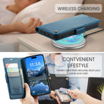 CASEME Til iPhone 17 Etui 023-serien RFID-blokerende glansfuldt stander telefoncover