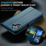 CASEME Til iPhone 17 Etui 023-serien RFID-blokerende glansfuldt stander telefoncover