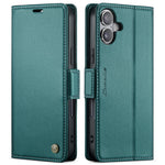 CASEME Til iPhone 17 Etui 023-serien RFID-blokerende glansfuldt stander telefoncover