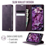 CASEME For iPhone 17 Case  033 Series RFID Blocking Wallet Stand Calf Texture Leather Phone Cover