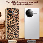 For Xiaomi Redmi K80 Pro 5G / Poco F7 Ultra 5G Case Leopard Print PU Leather Coated PC + TPU Electroplating Phone Cover