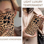 For Honor Magic7 Pro 5G Case Leopard Print PU Leather Coated PC + TPU Electroplating Phone Cover