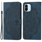 Xiaomi Redmi A1 4G / A2 4G Skyddande mobilskal Präglad Mandala Blommig Plånbok PU-läder + Mjukt TPU Reptåligt mobilskal