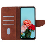 For Xiaomi Redmi A1 4G / A2 4G Shockproof Solid Color PU Leather Magnetic Phone Case Stand Flip Wallet Cover with Strap