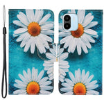 For Xiaomi Redmi A1 4G / A2 4G Cross Texture PU Leather Wallet Phone Case Pattern Printing Stand Magnetic Clasp Flip Cover with Strap