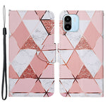 For Xiaomi Redmi A1 4G / A2 4G Cross Texture PU Leather Wallet Phone Case Pattern Printing Stand Magnetic Clasp Flip Cover with Strap