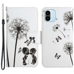 For Xiaomi Redmi A1 4G / A2 4G Cross Texture PU Leather Wallet Phone Case Pattern Printing Stand Magnetic Clasp Flip Cover with Strap