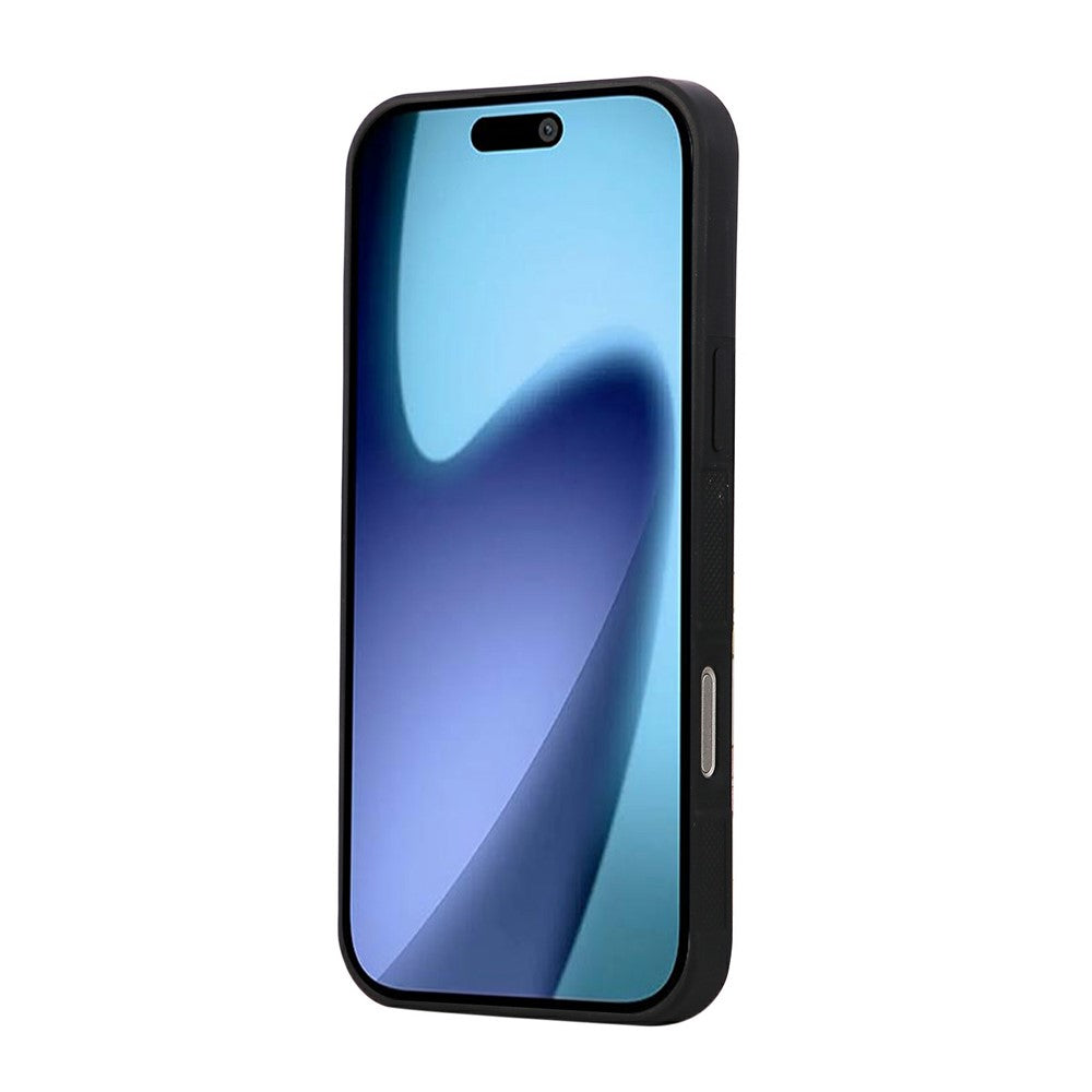 For iPhone 18 Pro Max / 17 Pro Max Case Flower Leather TPU RFID Blocking Phone Cover Card Slots
