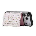 For iPhone 18 Pro Max / 17 Pro Max Case Flower Leather TPU RFID Blocking Phone Cover Card Slots