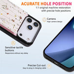 For iPhone 18 Pro Max / 17 Pro Max Case Flower Leather TPU RFID Blocking Phone Cover Card Slots