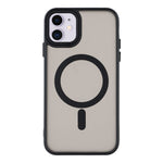 Til iPhone 11 cover, kompatibelt med MagSafe Skin-Touch PC + TPU telefoncover
