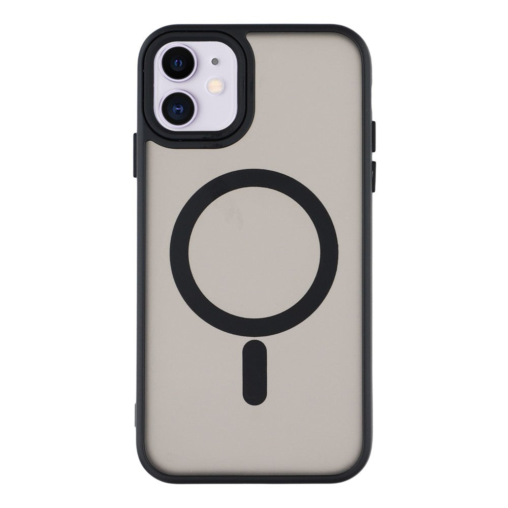 Til iPhone 11 cover, kompatibelt med MagSafe Skin-Touch PC + TPU telefoncover