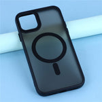 Til iPhone 11 cover, kompatibelt med MagSafe Skin-Touch PC + TPU telefoncover