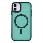 Til iPhone 11 cover, kompatibelt med MagSafe Skin-Touch PC + TPU telefoncover