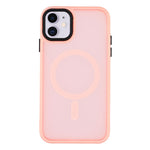 Til iPhone 11 cover, kompatibelt med MagSafe Skin-Touch PC + TPU telefoncover