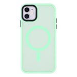 Til iPhone 11 cover, kompatibelt med MagSafe Skin-Touch PC + TPU telefoncover