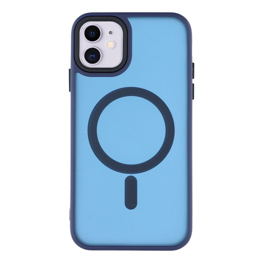 Til iPhone 11 cover, kompatibelt med MagSafe Skin-Touch PC + TPU telefoncover