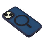For iPhone 15 Case Compatible with MagSafe Skin-Touch PC + TPU Phone Cover