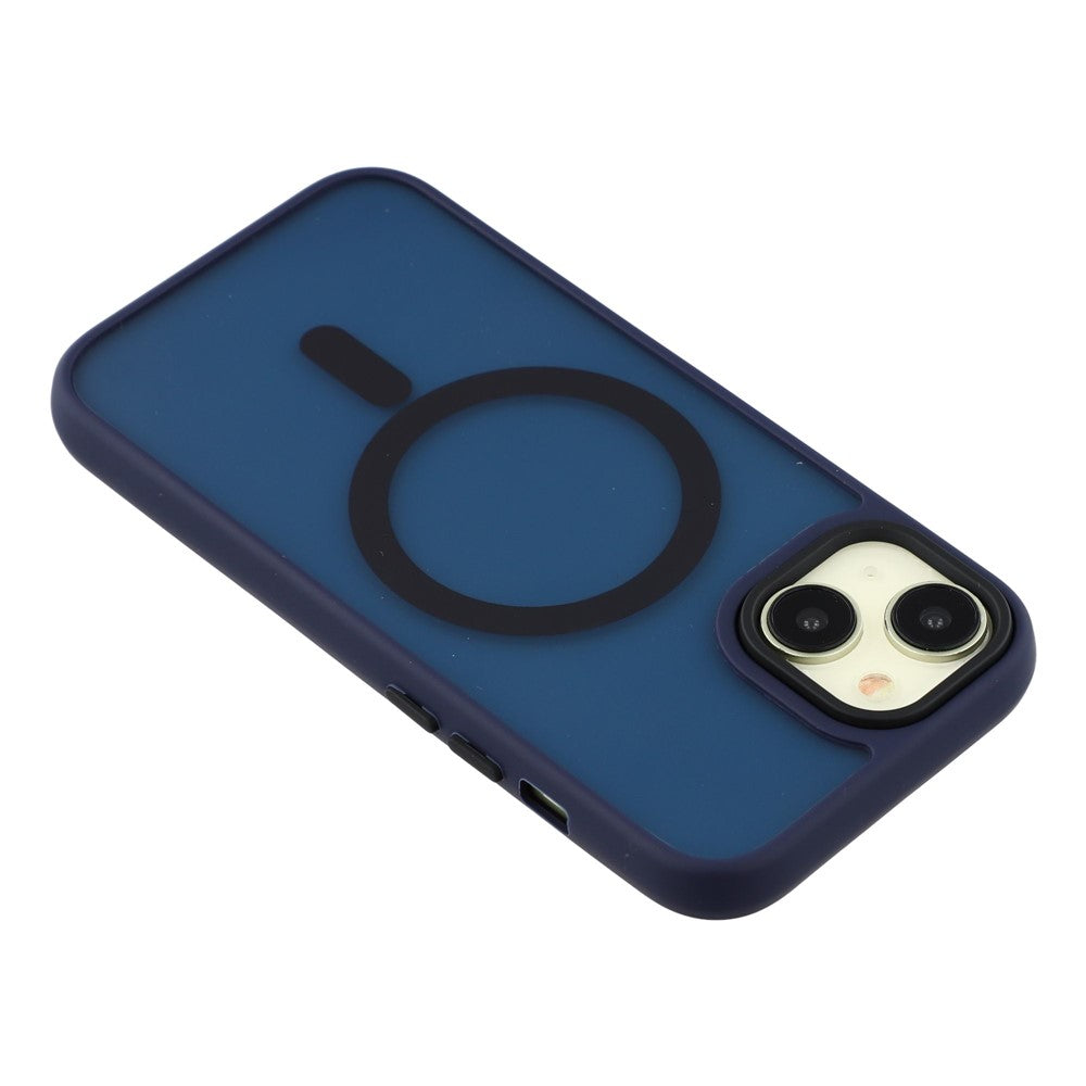 For iPhone 15 Case Compatible with MagSafe Skin-Touch PC + TPU Phone Cover
