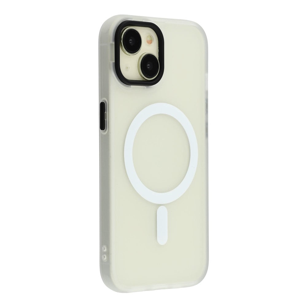 For iPhone 15 Case Compatible with MagSafe Skin-Touch PC + TPU Phone Cover